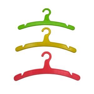 Barbie Doll Clothing Hangers Set Of 3 Multi Colors Shillman Hong Kong Fashion